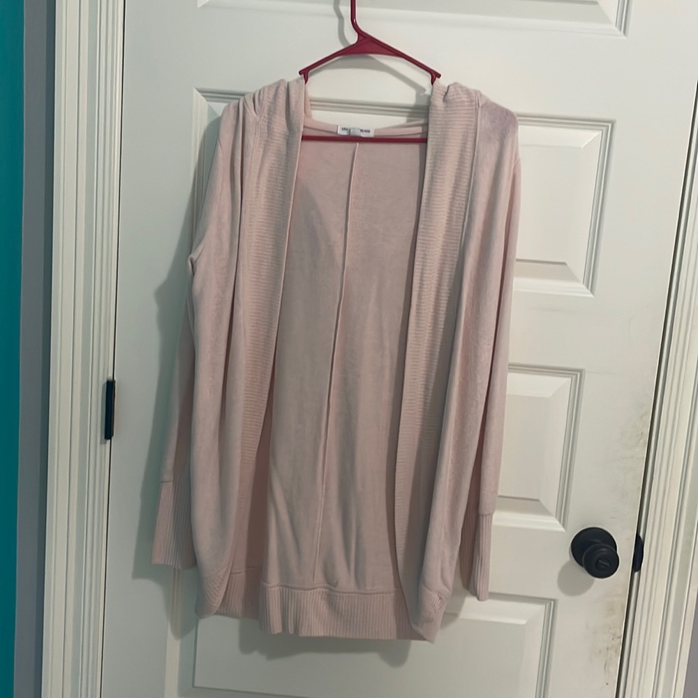 Womens small pink sweater/jacket